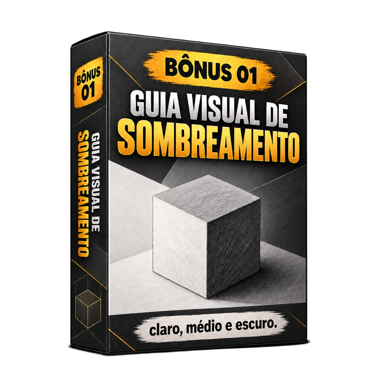 Mockup do bônus Guia Visual de Sombreamento